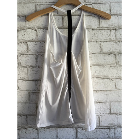 Athleta Uppercut T Strap Tank size XS white and black - Picture 2 of 5